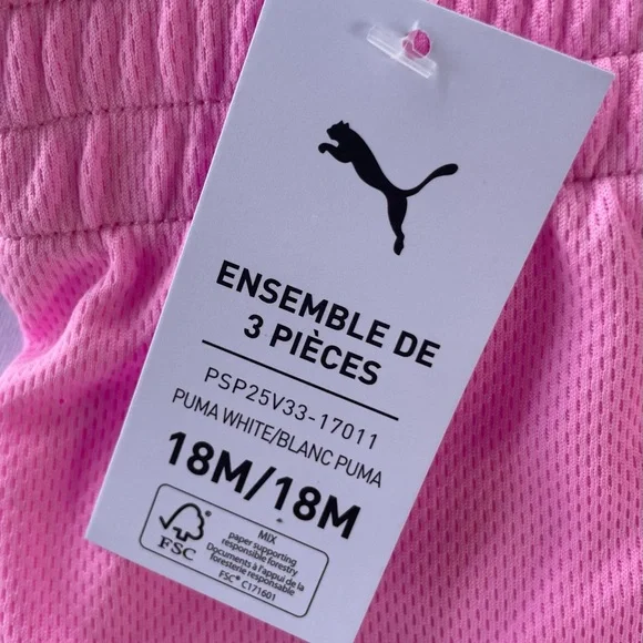 3 Piece Puma Outfit *BNWT*for Baby Girl (18M) - Picture 8 of 10